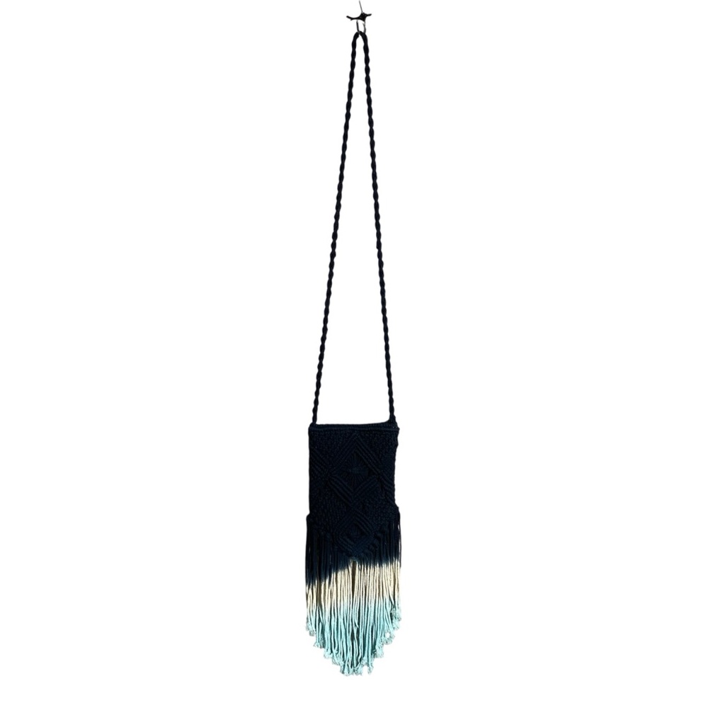 Pura Vida Blue Macrame Bag - Picture 3 of 8
